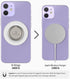 Sinjimoru Magnetic Cell Phone Ring, 360 Degree Rotation Finger Grip for Magnetic Ring Holder Compatible with iPhone 15