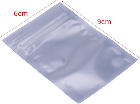 Antistatic Pouch, 100Pcs/set 6x9cm Resealable Ziplock Pouch for Electronic Accessories