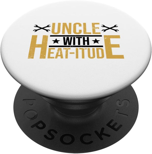 HVAC Maintenance Design for HVAC Technician Uncle PopSockets Standard PopGrip