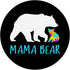 Autism Mama Bear - Cute Autism Mom PopSockets Swappable PopGrip
