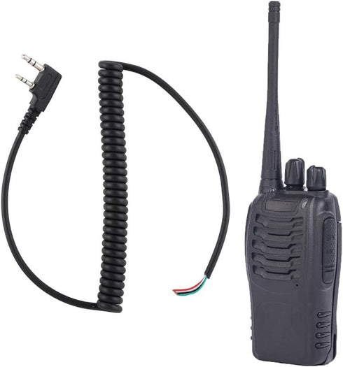 Walkie Talkie Speaker Cable, Speaker Mic Cable for Baofeng UV5R