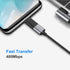 USB C to Micro USB Adapter, Black Type C Female to Micro USB Male Compatible with Samsung Galaxy S7/S6/S5/S4/S3, Note