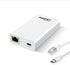 Gigabit PoE Splitter USB C 5V 3A, PoE to USB-C Adapter for Raspberry Pi 4, Security IP Cameras, IEEE 802.3at