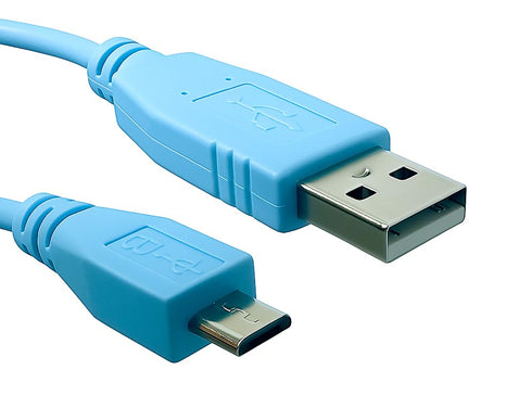 Aexus 2.0 6ft Micro USB Console Cable for Cisco Catalyst Switch & IR Router | USB Type A to Micro-B | CAB-USB-UB= | USB