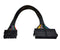 ZLKSKER 24 Pin to 14 Pin Power Supply Cable with Sleeve 12 Inches, 18AWG, ATX PSU Main Power Adapter Cord