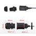 5PCS M20 RJ45 Waterproof Cat5 8P8C Connector IP67 Ethernet LAN Cable Connector Double Head with Cat5 Network Cable Outdoor LAN Coupler Adapter Male to Female