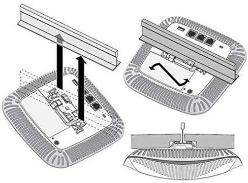 Ceiling-Grid Rail Adapters Compatible/Replacement for HP Aruba Wireless Access Point AP-220-MNT-C2 (JW045A)