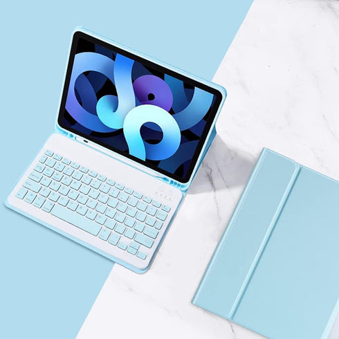 iPad Pro 11 inch Keyboard Case, 4th Generation, Detachable Bluetooth Keyboard Cover with Pencil Holder, Cute Color