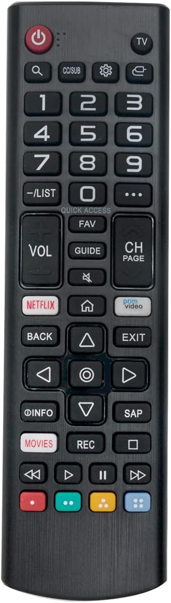 Replacement Remote for LG TV 65UN7000PUD 43UN7300PUF 43UN7300PUC 43UN7300AUD 43UN7300PUD 43UN7100PUA