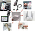 4 PCS 80mm Circular Double Side Sticker Dashboard/Windshield Pad for Suction Cup Car Phone Mount, Clear