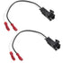 2 Pack 72-4568 Car Speaker Wire Adapter Wiring Harness for General Motors GMC Buick Cadillac Chevy Silverado Saturn Oldsmobile Pontiac Cobalt Colorado Front Rear Door Speakers Connector