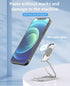 Upgraded Phone Ring Holder Finger Kickstand, 360° Rotation Metal Grip Holder for Magnetic Car Mount, Compatible with