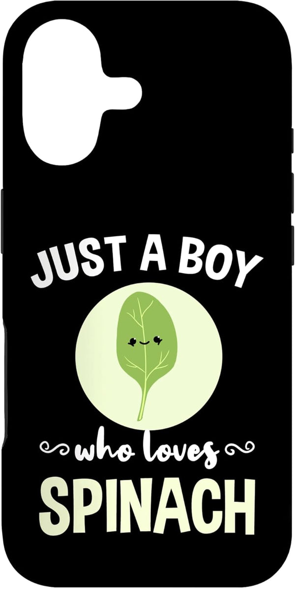 Just A Boy Who Loves Spinach Case for iPhone 17