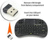 Mini Wireless Keyboard 2.4GHz Touch-pad Mouse Combo with OTG Cable - Compatible with Firesticks, Android TV, Smart TV