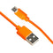Replacement Fast Charging Cable for Ring Video Doorbell (2020 Release) 2/3/3 Plus/4, Pro/Plus, 3.3ft Orange