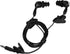 SUNGOOYUE Sport Headphones with Mic, Waterproof Ear Headphones for Running & Surfing, Replaceable Earplugs (Black)