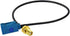 Bingfu Fakra Z Female to SMA Female Vehicle Antenna Adapter Cable, 30cm for Car Stereo, GPS Navigation, FM AM Radio