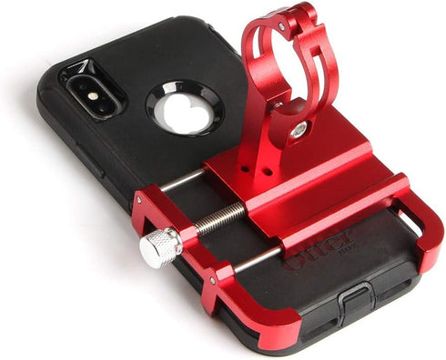 GUB Thick Case Design Bike & Motorcycle Phone Mount, Adjustable Handlebar Holder for iPhone and Samsung Phones