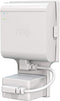Outlet Mount for Ring Bridge, Space Saving Wall Holder with Short Cable for Ring Smart Lighting Bridge (1 Pack)