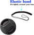 40.5mm Snap-on Lens Cap Cover with Keeper for Sony E-Mount 16-50mm Lens, ULBTER Lens Cap & Cover Leash -2 Pack