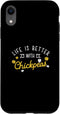 Purely Chickpea Pulse iPhone XR Life Is Better Funny Chickpea Foods Chickpea Dish Enthusiast Case