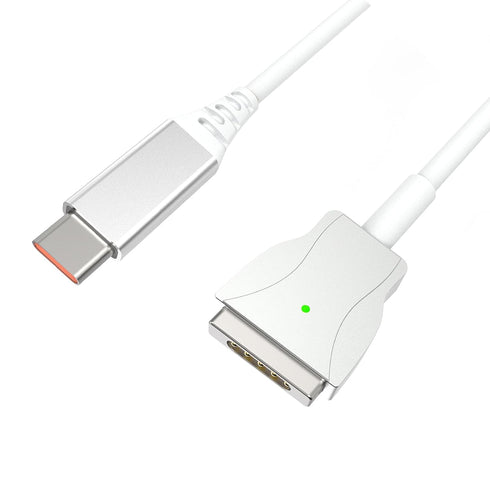 Type C to Second-Generation Magnetic Charging Cable Compatible with MacBook 2012-2017 - 1.8m - White