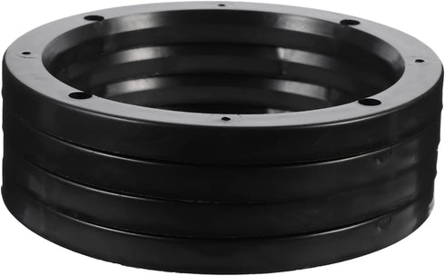 Wakauto 4 Pairs 6.5 inch Car Speaker Spacer Adapter Stackable Plastic Mount Bracket Ring