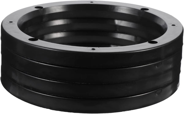 Wakauto 4 Pairs 6.5 inch Car Speaker Spacer Adapter Stackable Plastic Mount Bracket Ring