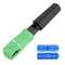 Hilitand 100Pcs SC/APC Fiber Optic Cable Adapter, Embedded Quick Fast Connector (Straight Plug)