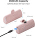 Kuulaa Portable Charger 4500mAh Mini Power Bank for iPhone, Cute Backup Battery Pack Travel Compatible with iPhone