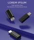 Lightning Female to USB C Male Charger Adapter, 3-Pack for Apple iPhone 15 Pro Max Plus, iPad Pro Air Mini, Galaxy Note