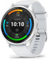 Waterproof Protective Case for Garmin Venu 3S 41mm / Venu 3 45mm, Soft TPU Plated Scratch-Proof Cover (41mm, Silver)