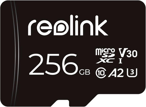 REOLINK 256GB microSDXC Memory Card, Up to 100MB/s, 4K UHD, Fully Compatible with Reolink Security Camera