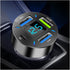 Car Fast Charger PD/QC3.0 USB Charger with LED Lights for iPhone Galaxy iPad Pro & More Mobile Phones