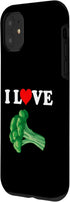 Funny Broccoli Tees 11 I Love Broccoli Case for iPhone