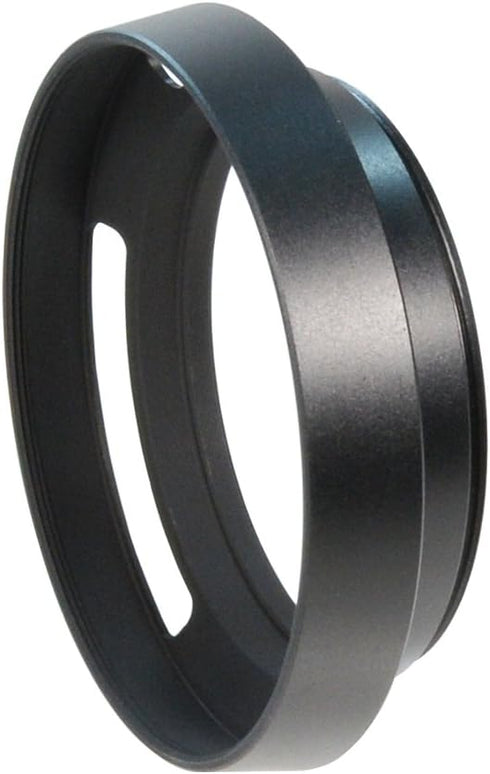 46mm Pro Angle Vented Metal Lens Hood Sun Shade for Leica/Contax Zeiss/Voigtlander/Panasonic Lumix/Fujifilm/Olympus/Nikon/Canon/Sony/Pentax/Samsung/RF Rangefinder Cameras with 55mm Lens Cap