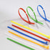 6 Inch Red Zip Ties (100 Pieces), 40lb Strength Nylon Cable Wire Ties
