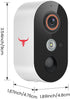 GlowPop 1080p 2-Way 2.4G (1 Wireless Security Camera with AI Human Detection, Night Vision, Talk, Cloud Storage, WiFi