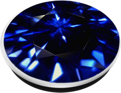 PopSockets PopGrip Sapphire - September Birthstone: Swappable Grip for Phones & Tablets