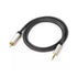 Digital Coaxial Audio Video Cable 1 Meter, RCA to 3.5mm Male Jack Plug Line for HDTV Stereo Receiver Speakers Projector