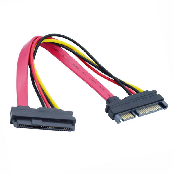 chenyang SAS to SATA Cable, SFF-8482 SAS 29 Pin to SATA 22Pin Hard Disk Drive Raid Extension Cable with Power Port