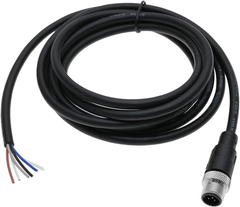 5 Pin M12 Sensor Connector Straight Aviation Cable Male to Male Waterproof Electrical Cable for Automation