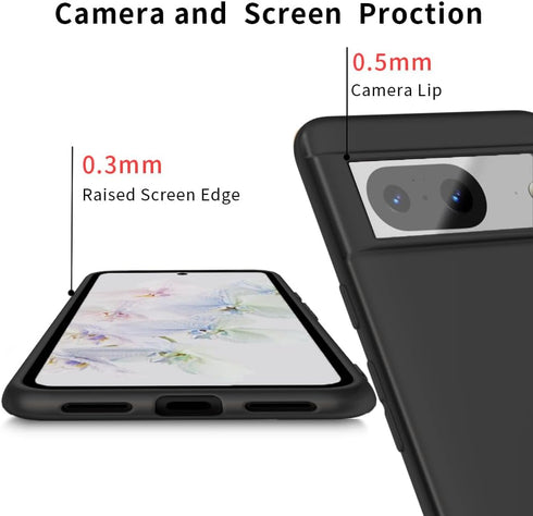 Shop X-level Guardian Series Google Pixel 8 Case - Ultra-Thin, Slim Fit, Soft TPU, Matte Finish, Light Protection -