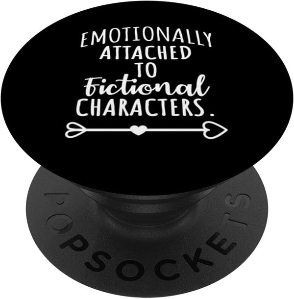 PopSockets Standard PopGrip for Bookworm Reader Fictional Writer Manga Book Lover