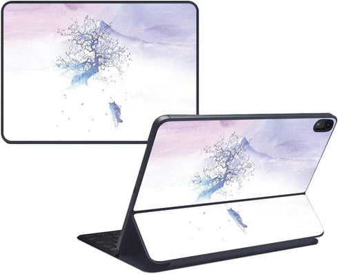 MightySkins Skin Compatible with Apple iPad Pro Smart Keyboard 11" (2018) - Long Way to Fuji Vinyl Decal Wrap
