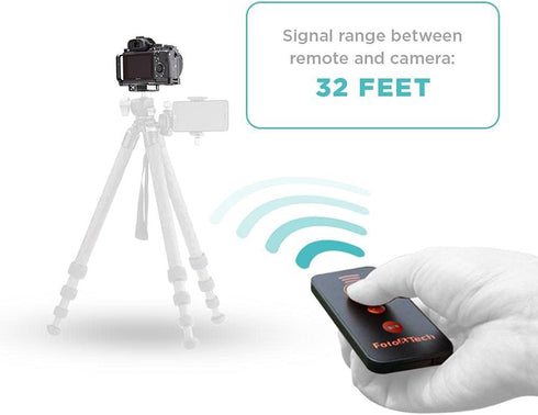 Foto&Tech IR Wireless Remote Control for Sony A7R IV III II, A7III A9 A7 II A7 A7R A7S A6600 A6500 A6400 A6300 A6000