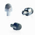 3-Pack 5.3'' Micro-Knit Mesh Tip Capacitive Stylus Pens for Touch Screens with Replaceable Fiber Tips and Cleaning Cloth