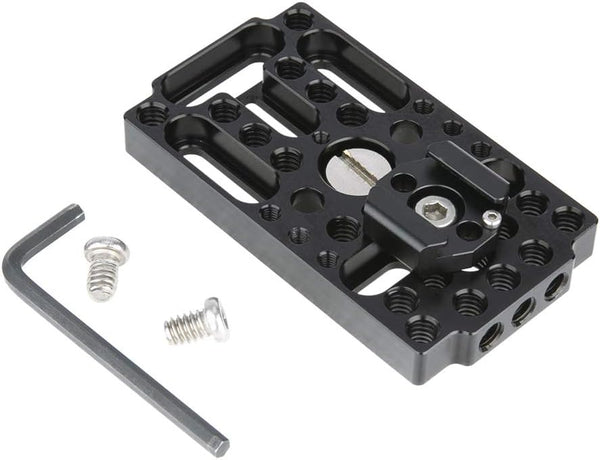 NICEYRIG Multifunctional Camera Cheese Easy Plate with Cold Shoe Mount for Railblocks