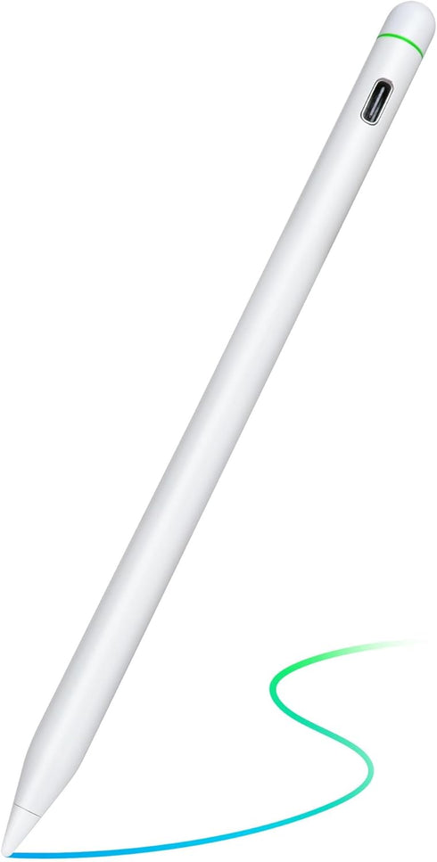 iPad Pencil 1st Generation with Palm Rejection & Tilt Sensitivity, Active Stylus Pen Compatible with iPad 9th&10th Gen,