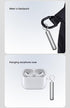 Headset 1-Pack) Mobile Phone SIM Card Removal Tool, Earphone Cleaning Kit, Premium Keychain, Bluetooth Cleaner (Silver